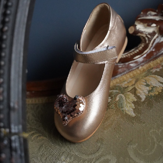Туфли Marisharm "Анна" со сменным декором, золотые - фото №3