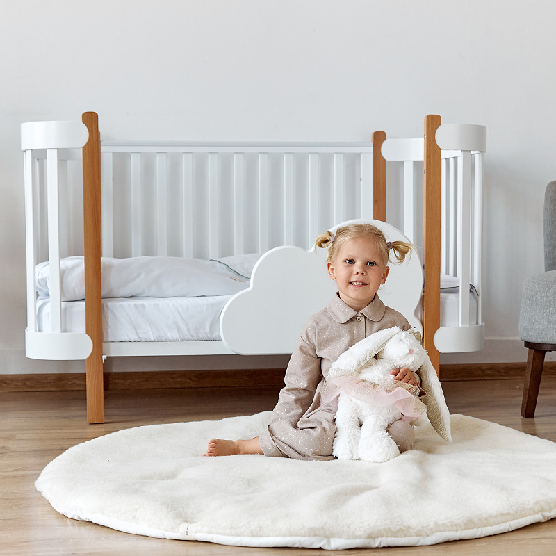 Кроватка-трансформер Happy Baby "Mommy Lux", белая - фото №11