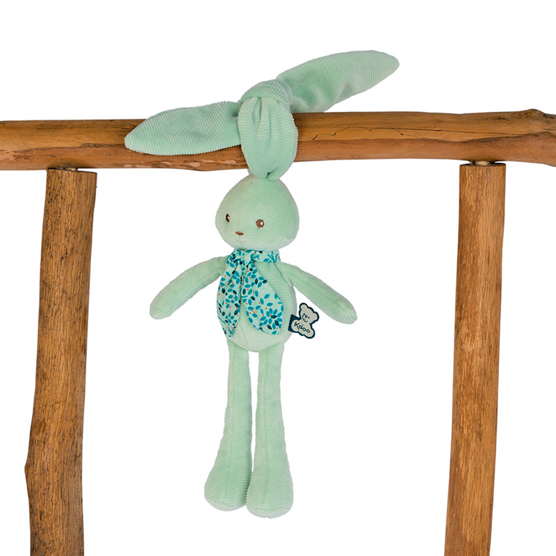 Мягкая игрушка Kaloo "Кролик", серия "Lapinoo", аква, маленький, 25 см - фото №5