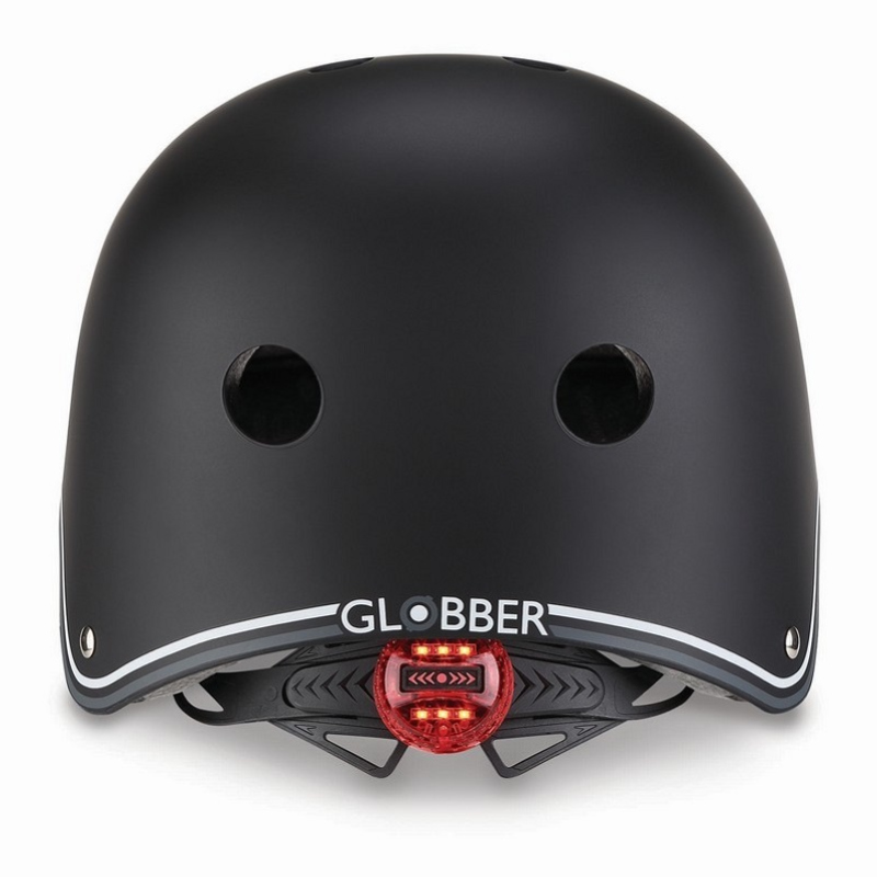 Шлем защитный GLOBBER "Primo lights" XS/S, черный - фото №4