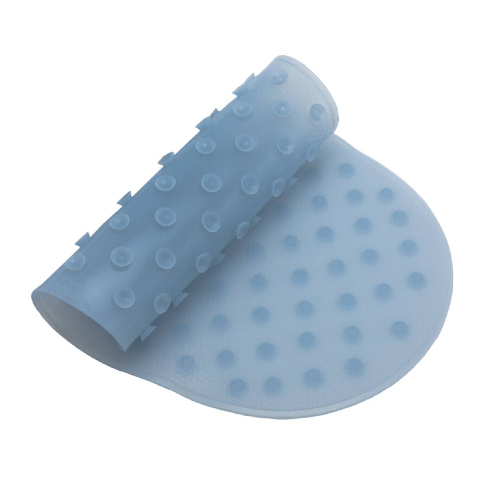 Антискользящий резиновый коврик ROXY-KIDS, для детской ванночки, голубой штык нож тренировочный с ножнами резиновый 29 5 см