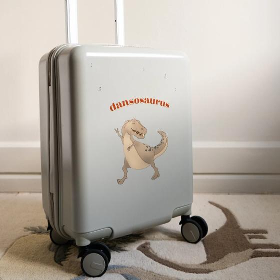 Детский чемодан Konges Slojd "Dansosaurus", дино-дискотека