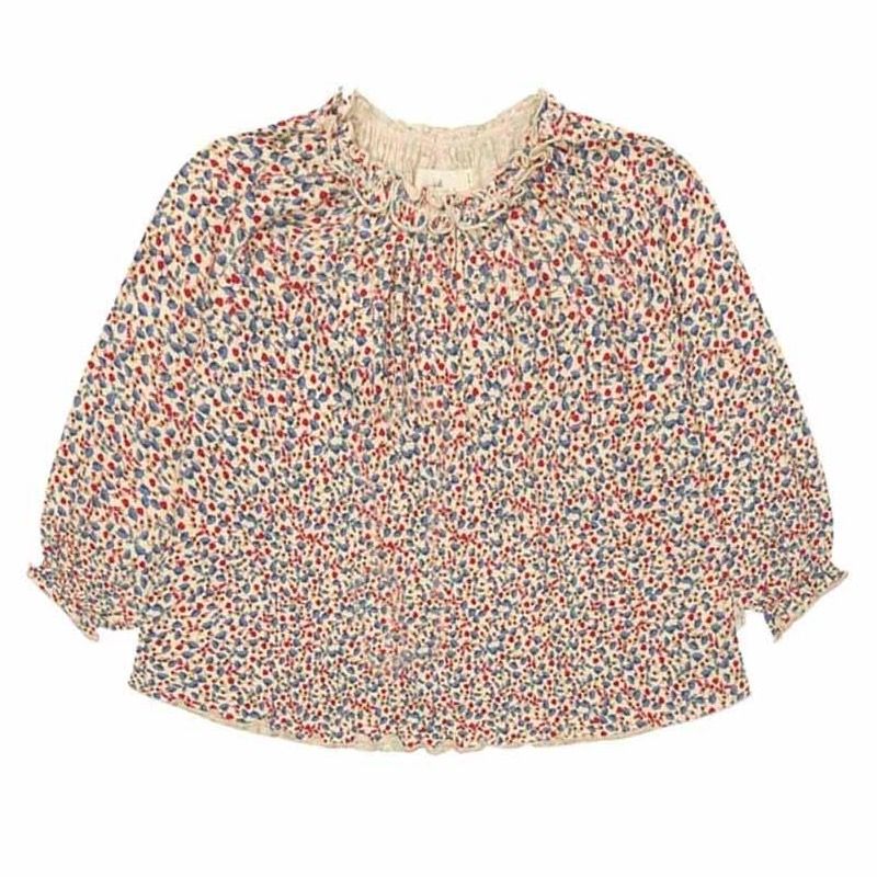 Рубашка для девочки Konges Slojd "Chleo Marche de Fleur", вальс цветов