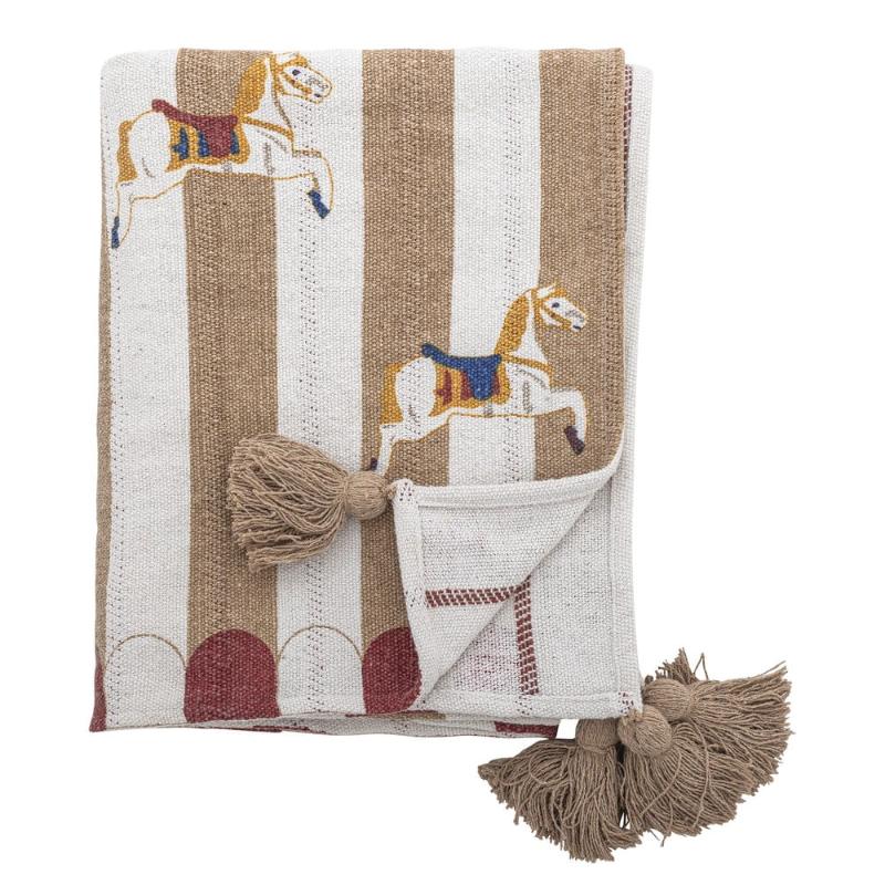 

Плед Bloomingville "Merry-go-round", бежевый, 160 х 130 см