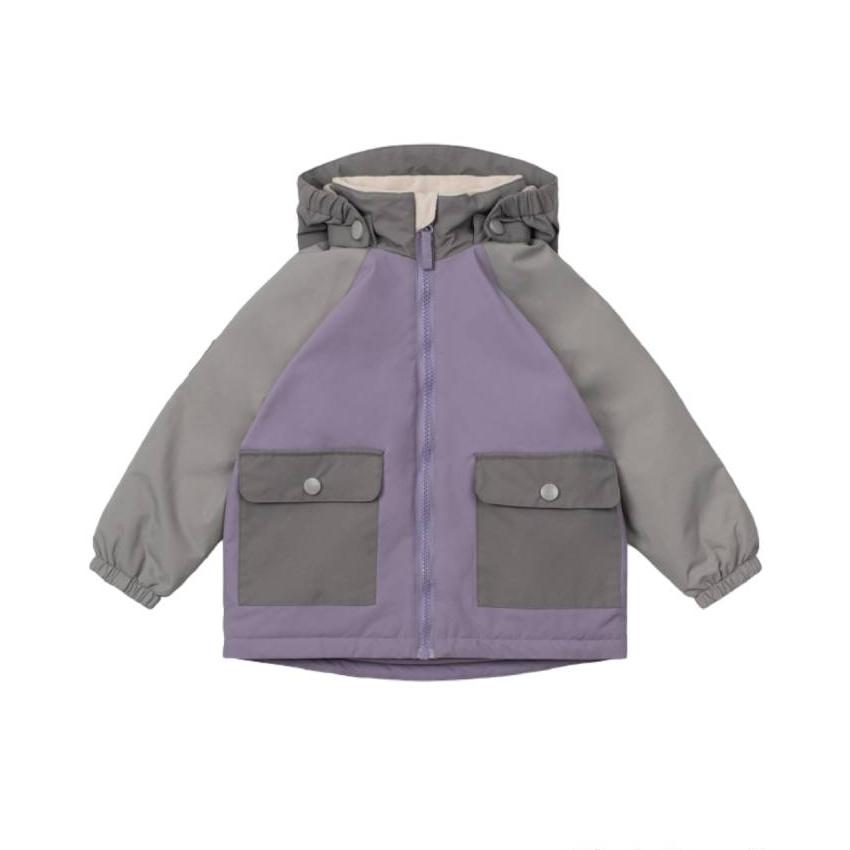 Куртка Leokid "Lilac gray", фиолетовая - фото №1