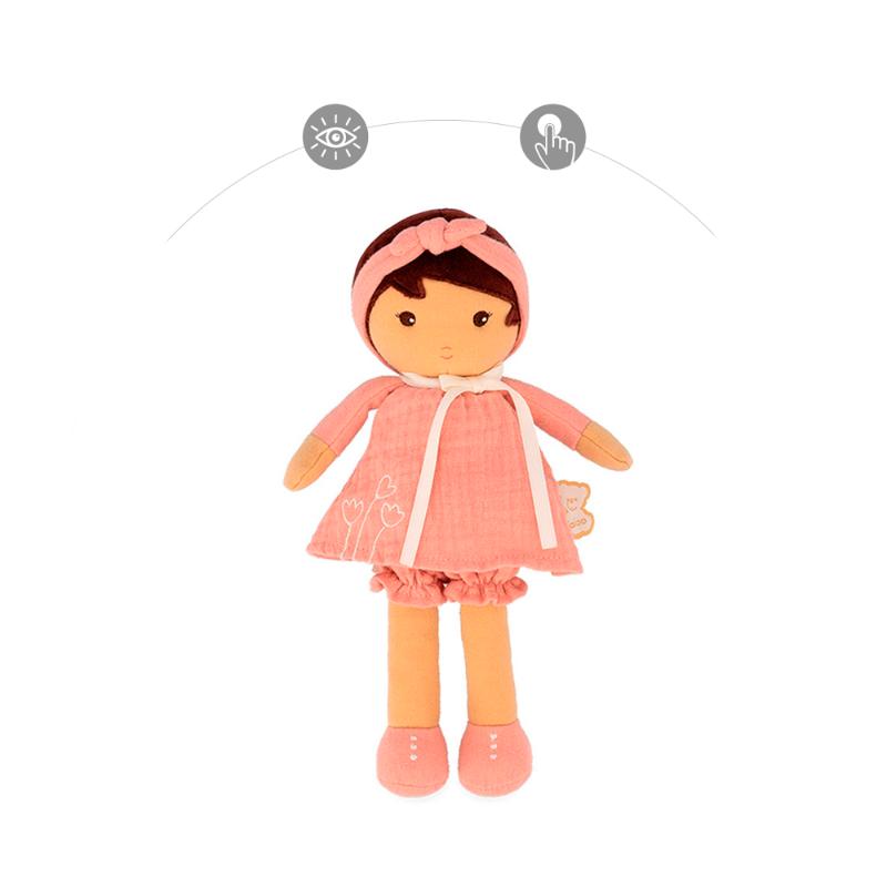Текстильная кукла Kaloo "Amandine", в розовом костюме, серия "Tendresse de Kaloo", 25 см - фото №11