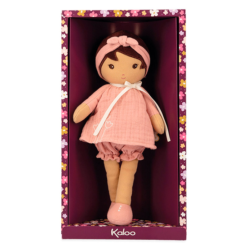 Текстильная кукла Kaloo "Amandine", в розовом костюме, серия "Tendresse de Kaloo", 32 см - фото №5