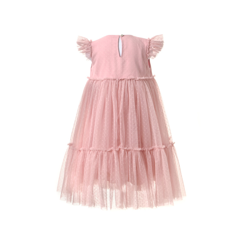 Платье нарядное Андерсен, розовое - фото №2