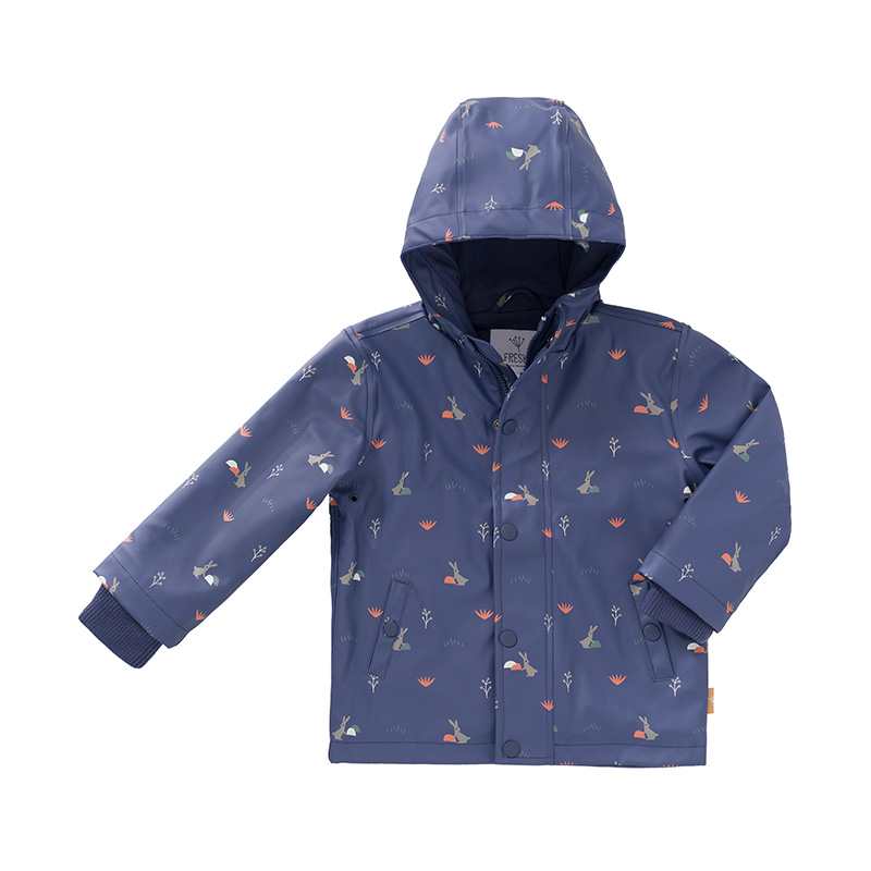Куртка-дождевик Fresk "Лесной кролик", ночная синева - фото №1