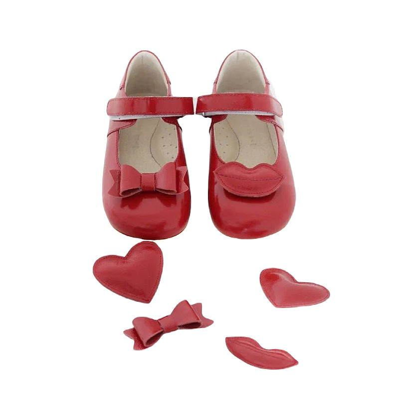 Туфли Marisharm "Анна" со сменным декором, красные - фото №7