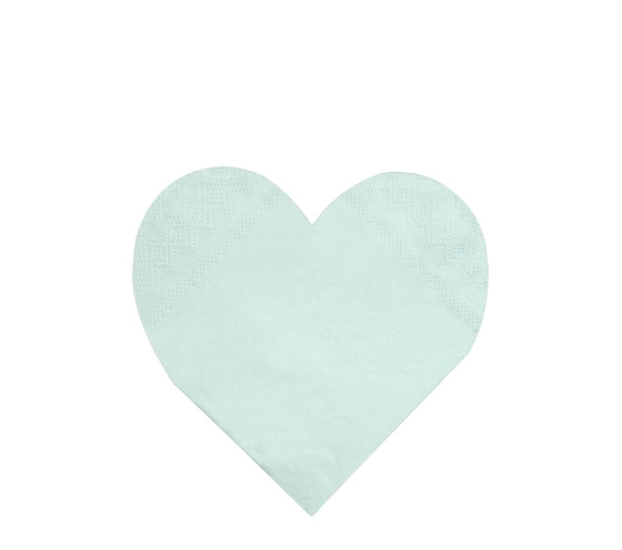 Салфетки Meri Meri в форме сердца "Палитра", маленькие, 20 шт - фото №10