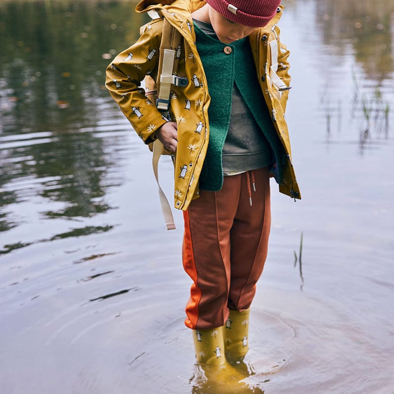 Куртка-дождевик Fresk "Пингвин", янтарное золото - фото №6