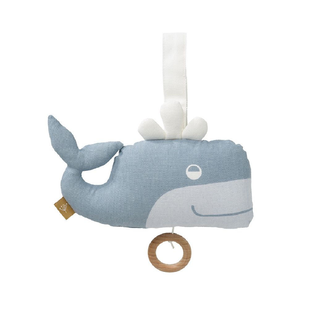 Музыкальная игрушка Fresk "Тихоокеанский кит", голубой туман