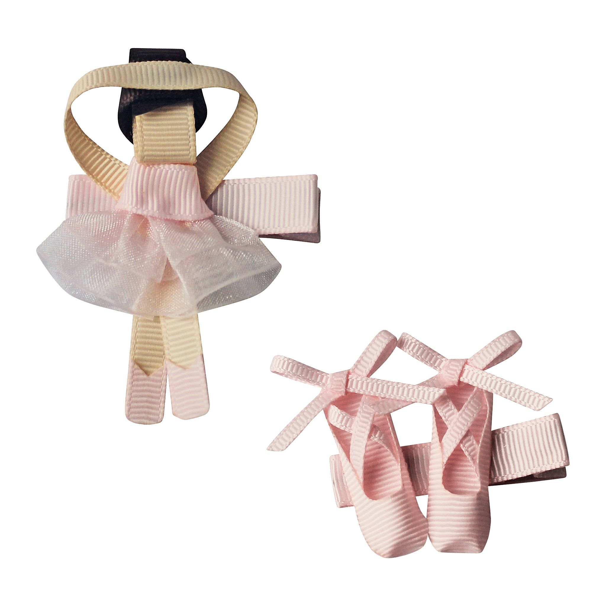 Набор заколок A57 "Балерина и пуанты", коллекция "Ballerina", светло-розовый