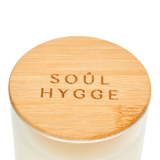 Свеча Soul Hygge "Bali dreams" с деревянным фитилём , 225 мл - фото №3