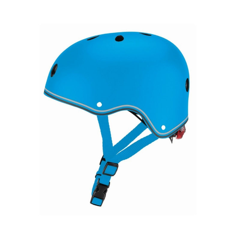 Шлем защитный GLOBBER "Primo lights" XS/S, голубой - фото №2