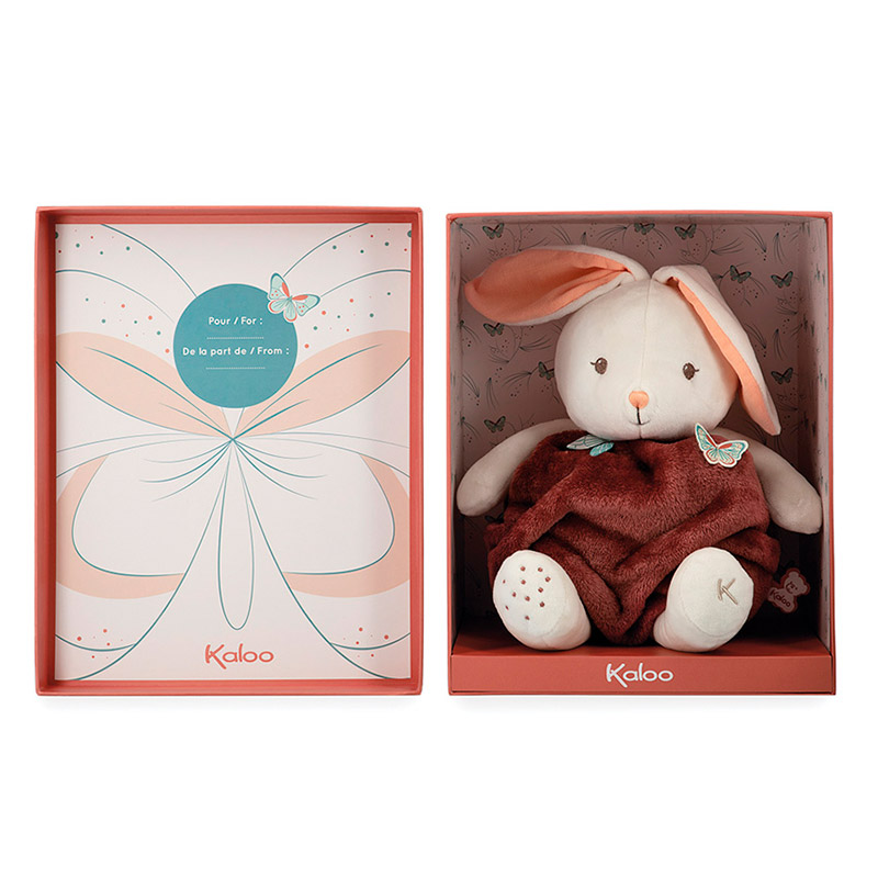 Мягкая игрушка Kaloo "Кролик Buble of Love", серия "Plume", корица, 30 см - фото №3