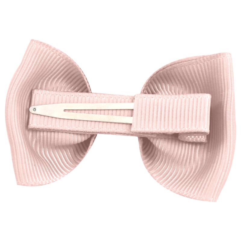 Заколка-зажим "Bowtie Bow", маленькая, коллекция "Classic Grosgrain", светло-розовая