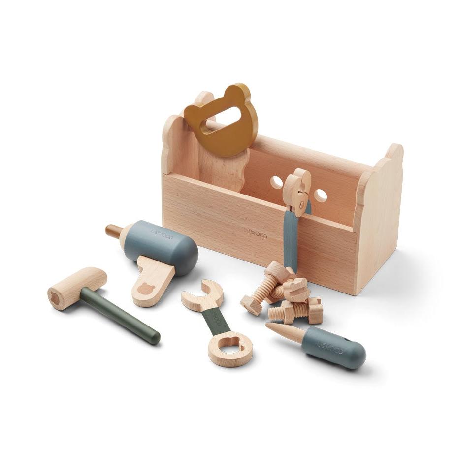 Набор игрушечных инструментов Liewood "Luigi", мульти микс с голубым