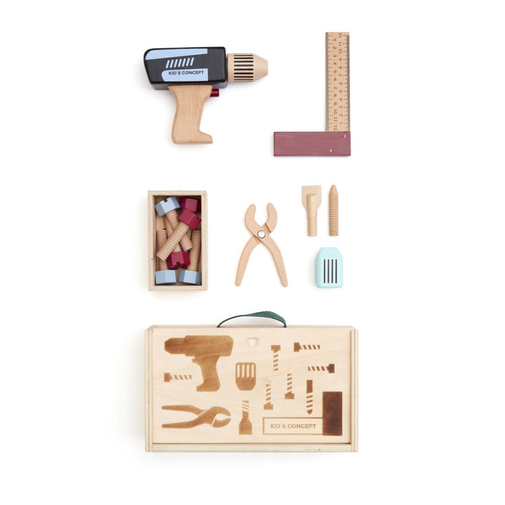Набор игрушечных инструментов в чемодане Kid's Concept, серия "Kid's Hub"