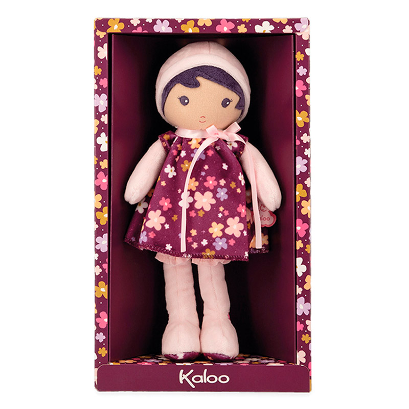 Текстильная кукла Kaloo "Violette", в пурпурном платье, серия "Tendresse de Kaloo", 25 см - фото №3