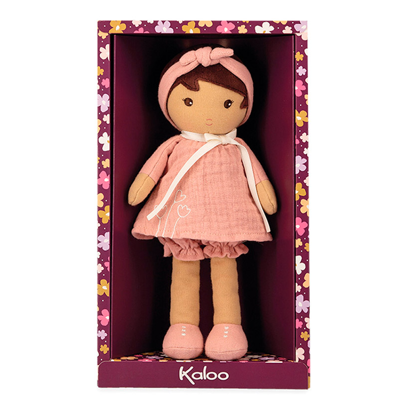 Текстильная кукла Kaloo "Amandine", в розовом костюме, серия "Tendresse de Kaloo", 25 см - фото №3