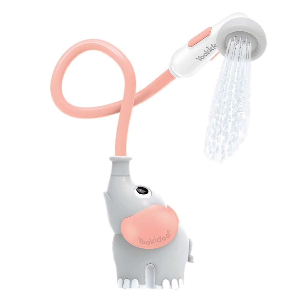 

Детский душ Yookidoo "Слоненок", серо-розовый