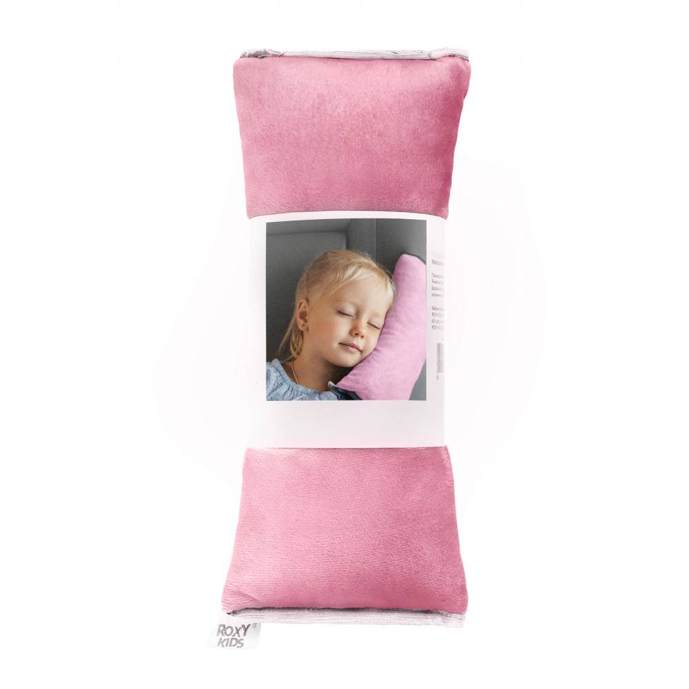 Подушка на ремень безопасности ROXY-KIDS, розовая - фото №5
