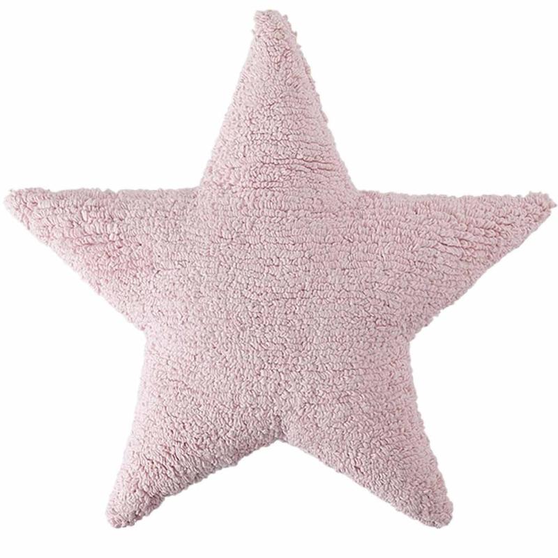 Декоративная подушка в виде звезды Lorena Canals, розовая, 50 х 50 см