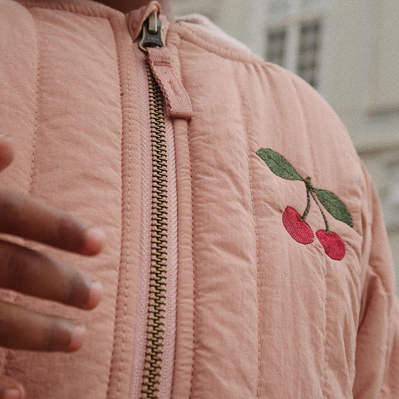 Куртка-бомбер Konges Slojd "Juno Tuscany", темно-розовая - фото №10