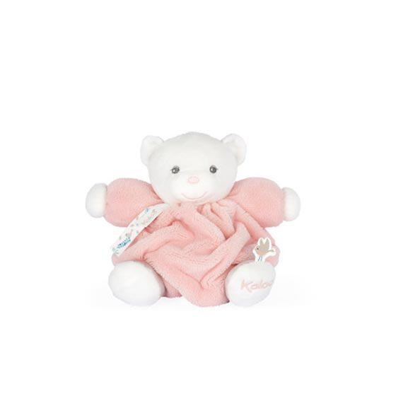 Мягкая игрушка Kaloo "Медвежонок Chubby", серия "Plume", пудрово-розовый, 18 см - фото №3