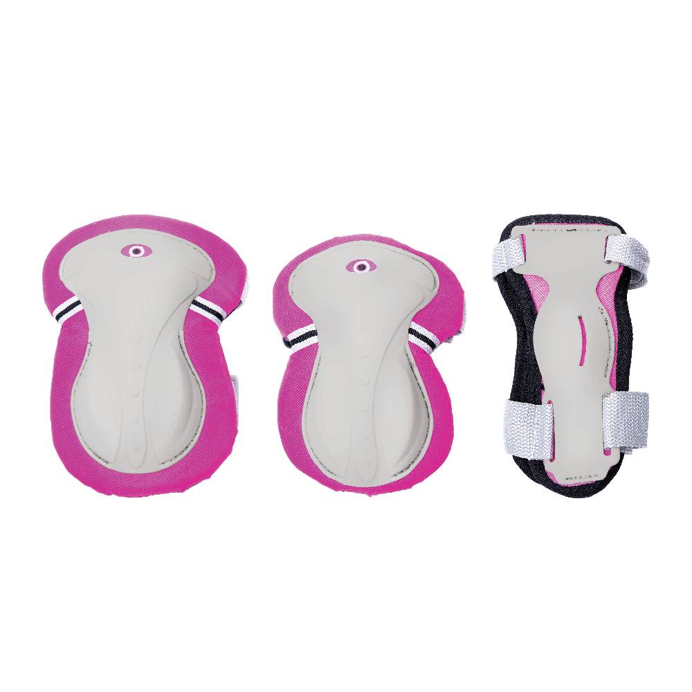Защитный комплект GLOBBER "Protective junior set" XS, розовый - фото №2