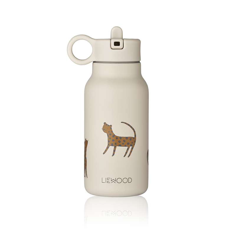 Бутылка-термос для напитков Liewood "Falk Leopard", песочная, 250 мл