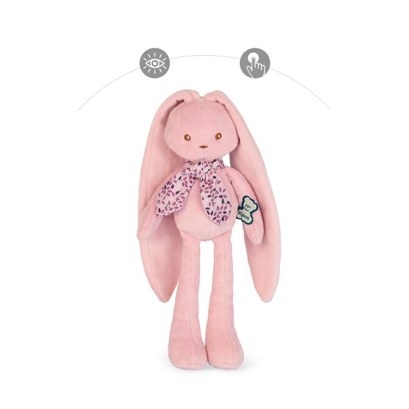 Мягкая игрушка Kaloo "Кролик", серия "Lapinoo" розовый, маленький, 25 см - фото №8