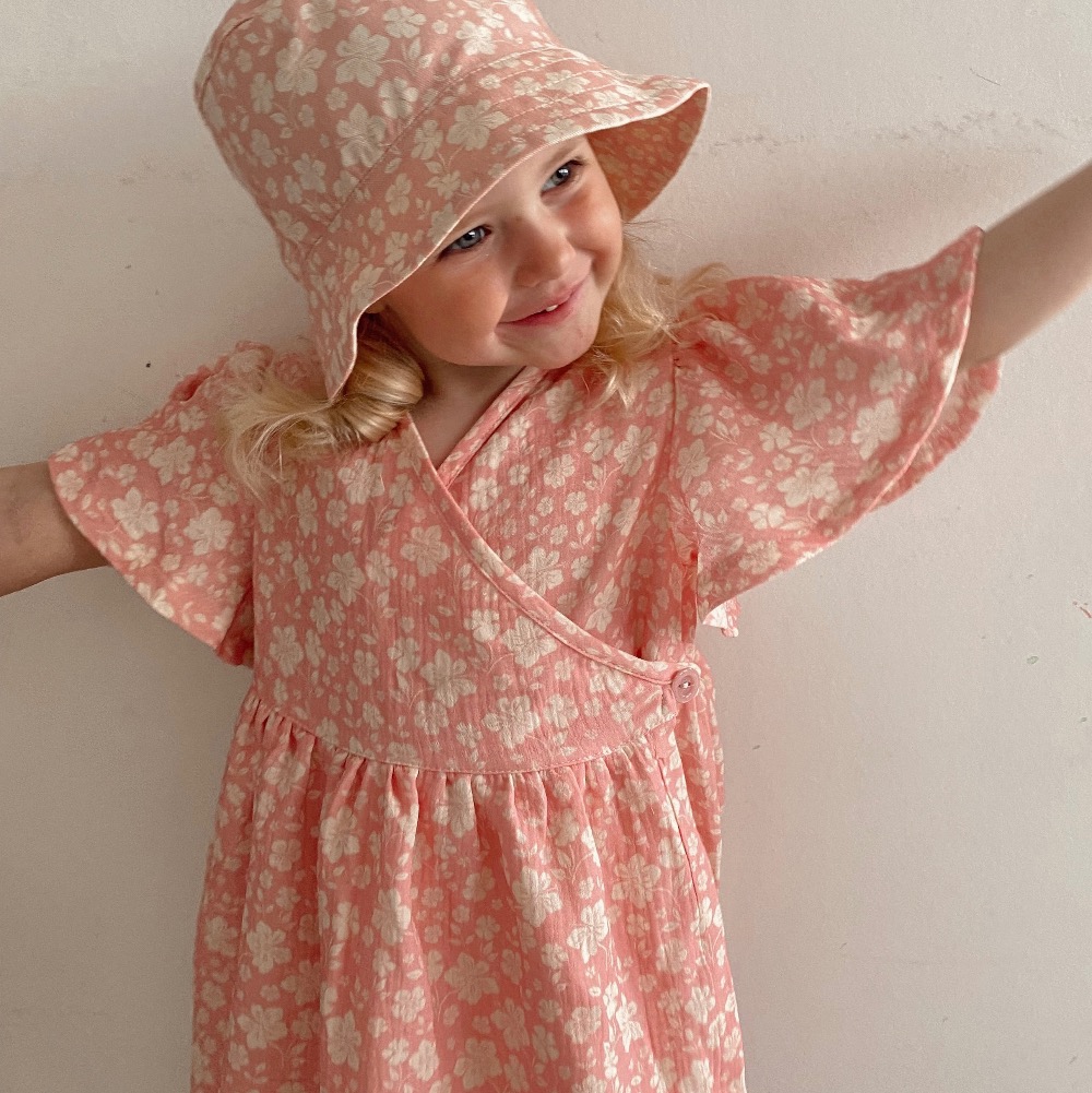 Платье HOLIVIN "Тропические цветы", розовое - фото №2