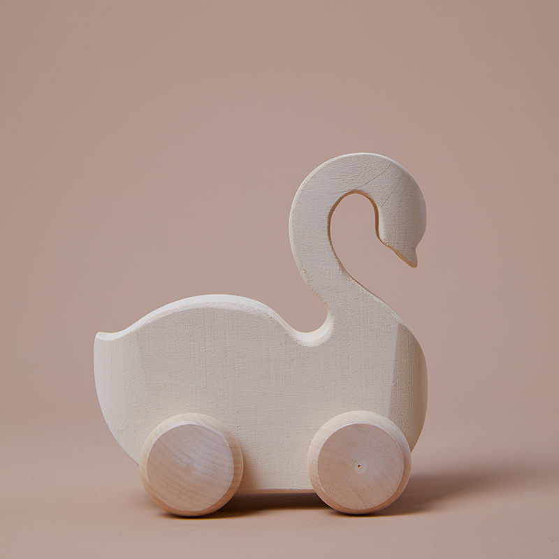 Игрушка на колесах Радуга Грез "Белый лебедь"