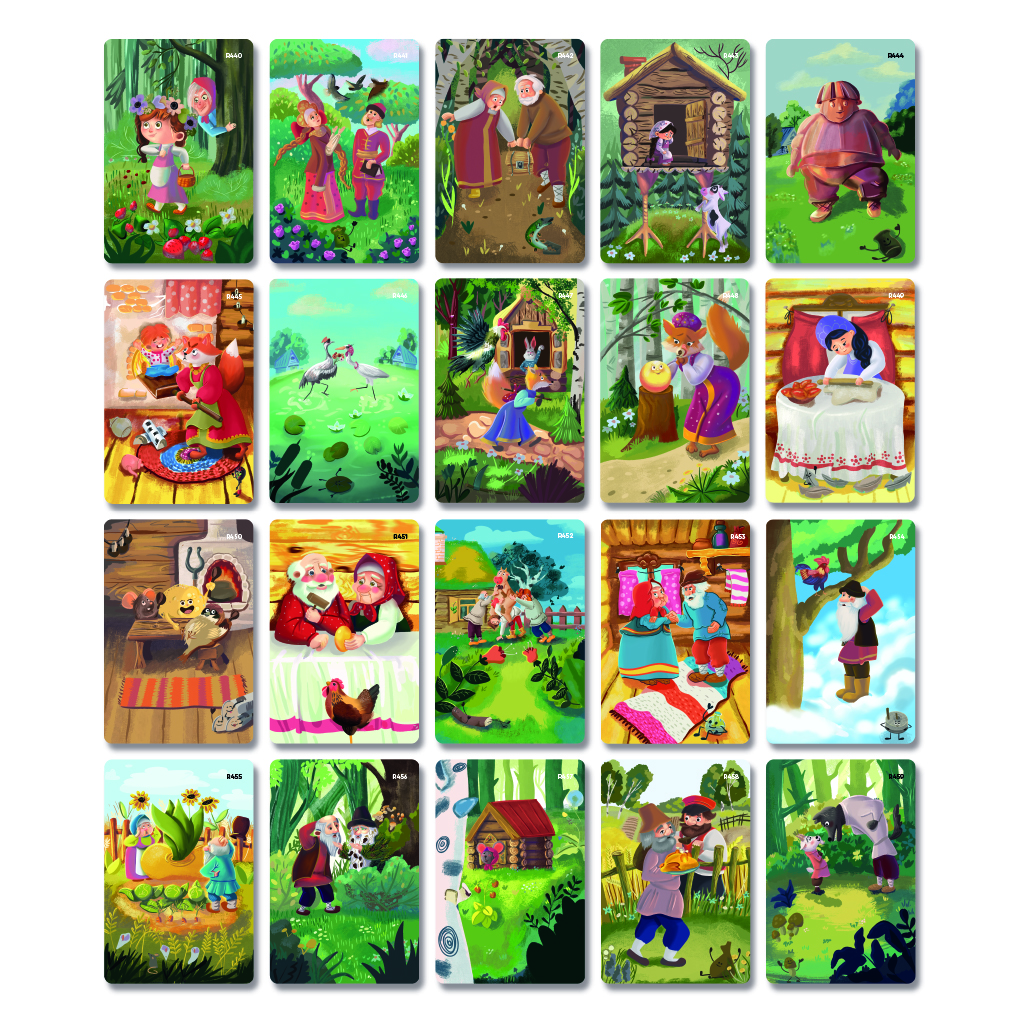 Умные карточки LUMICUBE Talky "Русские народные сказки", 20 сказок