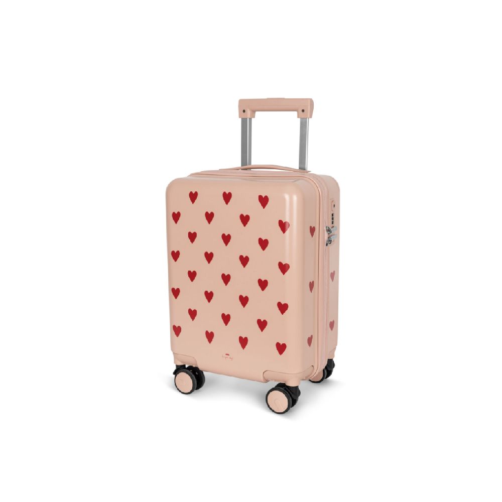 

Детский чемодан Konges Slojd "Travel Hearts", влюбленные сердца