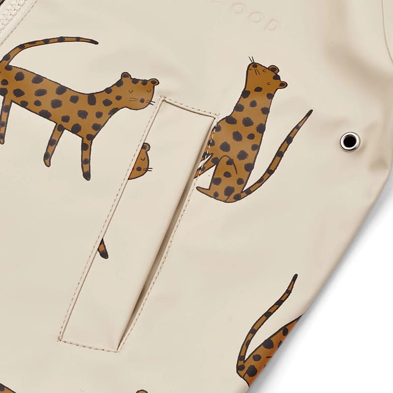 Куртка-дождевик LIEWOOD "Moby Leopard", песочная - фото №3