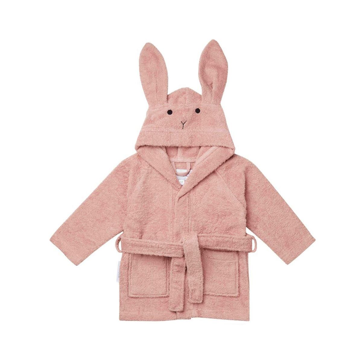 Детский махровый халат Liewood "Кролик", розовый