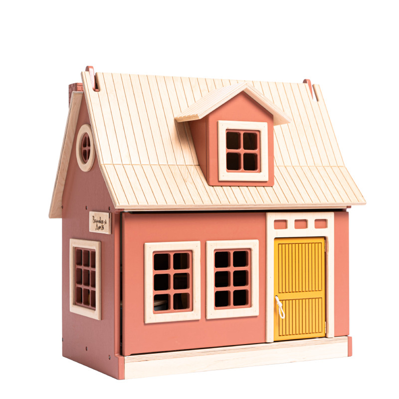 Кукольный домик Yakobtoys "Дачный домик", со светом - фото №3