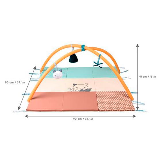 Складной игровой коврик Kaloo "Растем вместе", серия "Stimuli", мульти, 90 см - фото №8