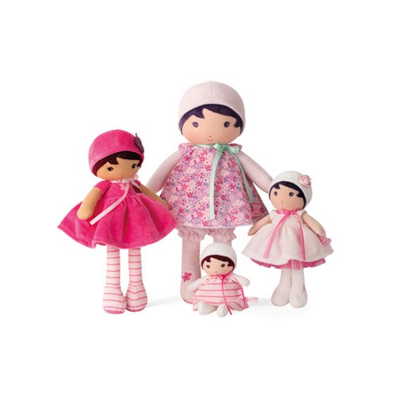 Текстильная кукла Kaloo "Emma", в розовом платье, серия "Tendresse de Kaloo", 32 см - фото №4