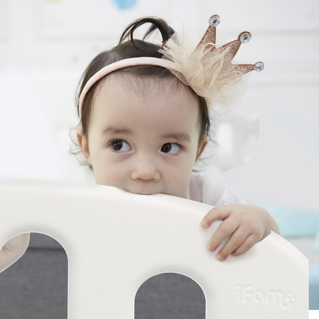 Детский манеж iFam "First Baby Room", белый - фото №2