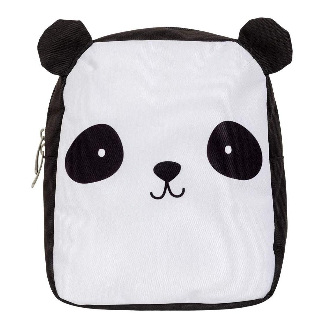 Рюкзак A Little Lovely Company "Панда", черно-белый, маленький