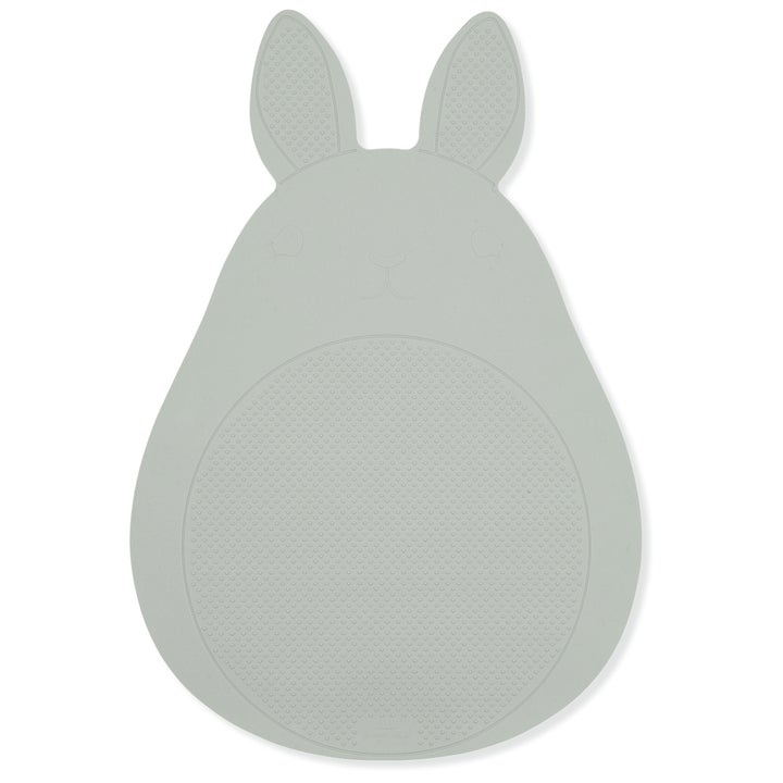 Коврик для ванной в виде кролика Konges Slojd из силикона, серый