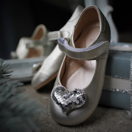 Туфли Marisharm "Анна" со сменным декором, серебряные - фото №4