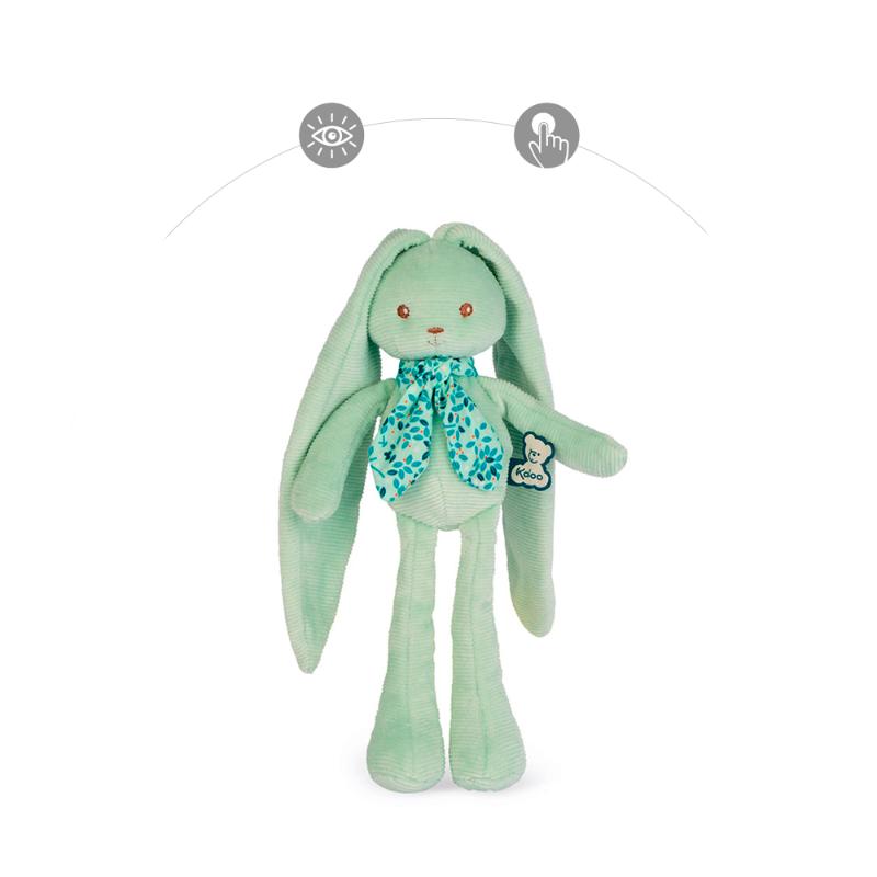 Мягкая игрушка Kaloo "Кролик", серия "Lapinoo", аква, маленький, 25 см - фото №7
