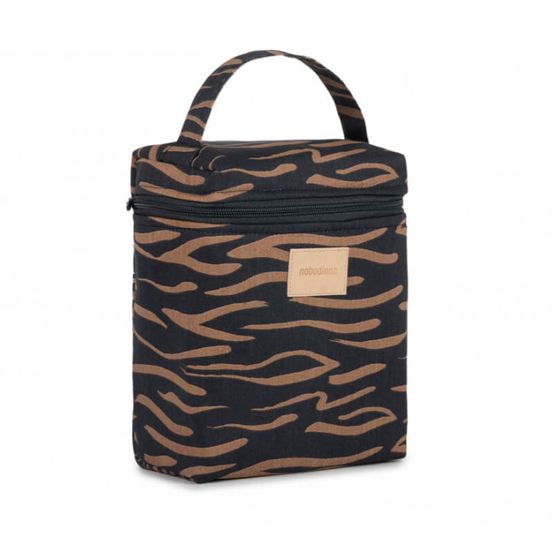 Термосумка Nobodinoz "Hyde Park Blue Waves", волны на синем, 18 х 23 см - фото №1