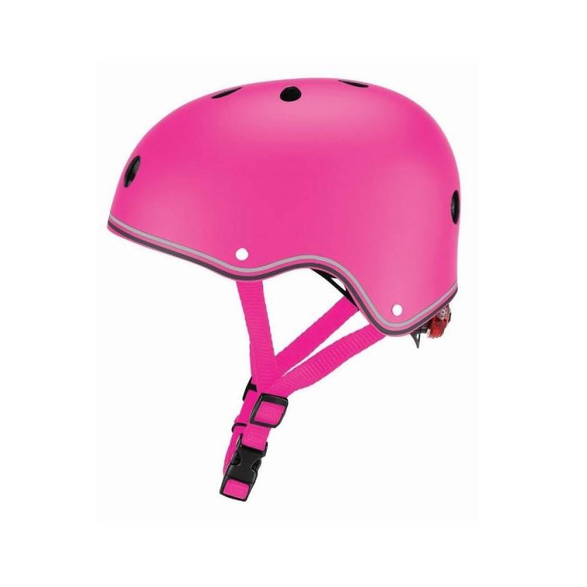 Шлем защитный GLOBBER "Primo lights" XS/S, розовый - фото №2